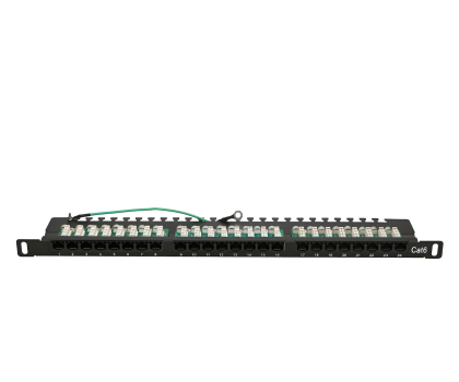Akcesorium do szafy RACK Extralink Patchpanel 24 porty 0.5U CAT6 UTP EX.9663